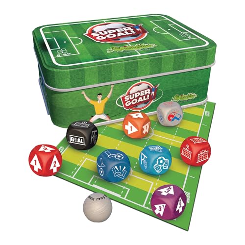 CreativaMente 3178452 Super Goal!, das spannende Fußballspiel für 2 Personen, Fußball Würfelspiel für Erwachsene und Kinder ab 6 Jahren CreativaMente 3178452 Super Goal!, das spannende Fußballspiel für 2 Personen, Fußball Würfelspiel für Erwachsene und Kinder ab 6 Jahren von CreativaMente