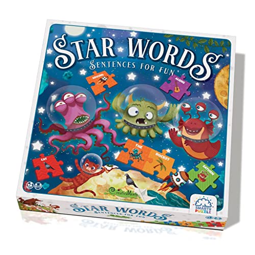 CreativaMente - Star Words-Spiel in Box - Smarty Puzzle, 012 von CreativaMente