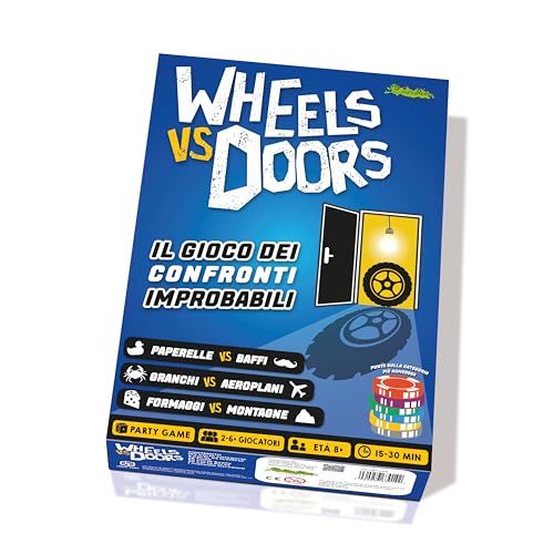 CreativaMente - Wheels vs Doors - Spiel im Kasten (Italienische Fassung) von CreativaMente