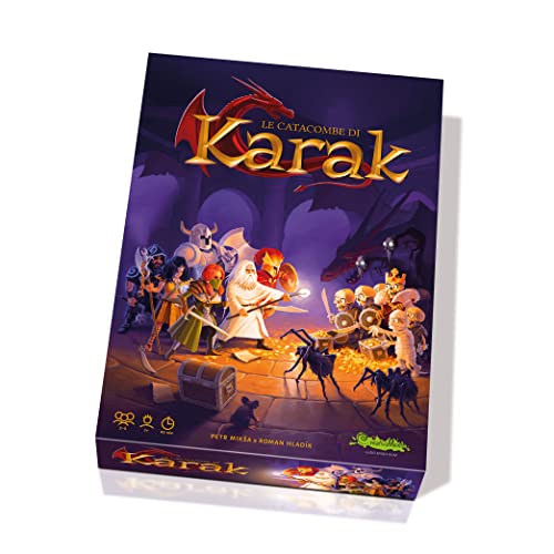 CreativaMente - Die Katakomben von Karak - Italienische Version - Spiel in Box, 7+ Jahre von CreativaMente