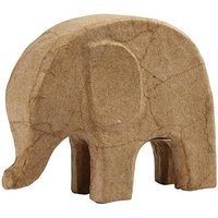 Elefant zum Bemalen und Verzieren, 14cm x 17cm, niedlicher Elefant Elefant zum Bemalen und Verzieren, 14cm x 17cm, niedlicher Elefant von Creative Company