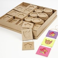 Großpack Fotorahmen, 60 Stk zum selber gestalten, Rund und Blumenmotive, je 28cm lang Großpack Fotorahmen, 60 Stk zum selber gestalten, Rund und Blumenmotive, je 28cm lang von Creative Company