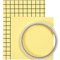Klebe-Sortiment, Klebeband-, Pads- und Folie, doppelseitig klebend, zum Basteln von Creative Company