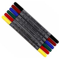 Textilmarker, Qualitätsstifte, 6 Stk, nach Fixierung bei 40 Grad waschbar, Doppelspitze Textilmarker, Qualitätsstifte, 6 Stk, nach Fixierung bei 40 Grad waschbar, Doppelspitze von Creative Company