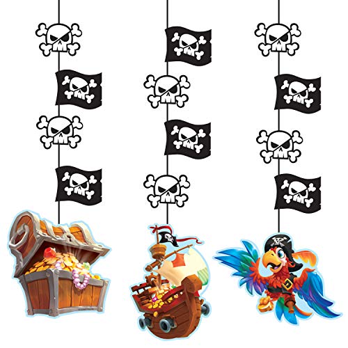 Creative Converting 340099 Piraten-Motiv, 102,1 cm, 3 Piratenschatzinsel zum Aufhängen | 1 Stück, Papier, mehrfarbig Creative Converting 340099 Piraten-Motiv, 102,1 cm, 3 Piratenschatzinsel zum Aufhängen | 1 Stück, Papier, mehrfarbig von Creative Converting
