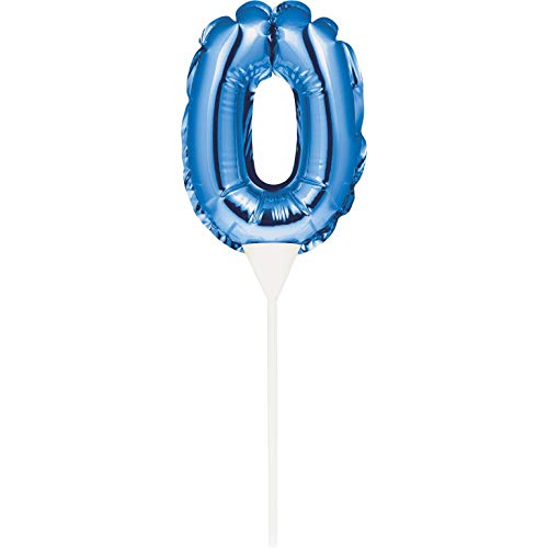 Creative Converting Folienballon, selbstaufblasend, 23 x 9 cm, Nummer 0, Blau, 8C337526 Creative Converting Folienballon, selbstaufblasend, 23 x 9 cm, Nummer 0, Blau, 8C337526 von Creative Converting