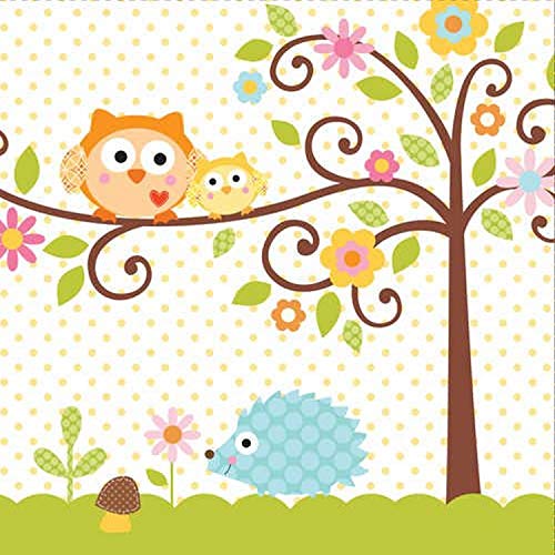 Creative Converting Happi Tree Servietten mit Eulen, 2-lagig, 16 Stück, Mehrfarbig Creative Converting Happi Tree Servietten mit Eulen, 2-lagig, 16 Stück, Mehrfarbig von Creative Converting