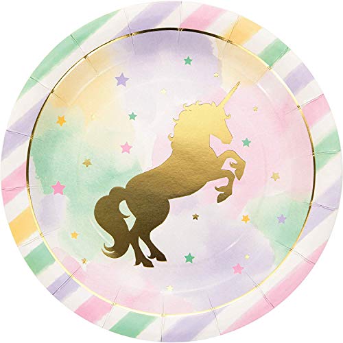 Creative Convertting - Teller 23 cm metallic Unicorn Sparkle, mehrfarbig, 8C329409 Creative Convertting - Teller 23 cm metallic Unicorn Sparkle, mehrfarbig, 8C329409 von Creative Converting