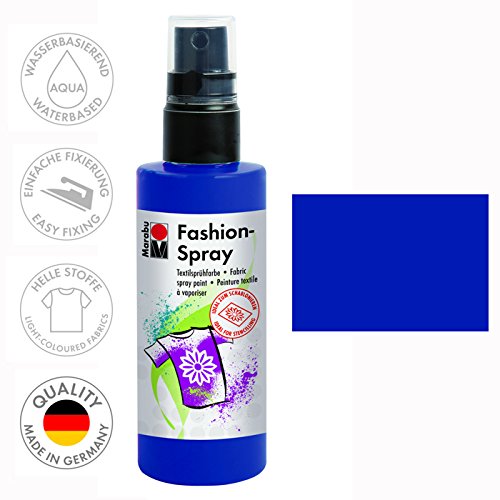 Marabu Fashion-Spray, 100ml, Nachtblau [Spielzeug] von Creativ Discount