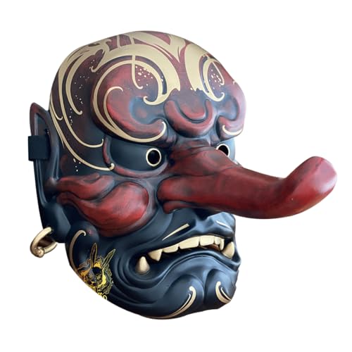 CreativeBlocker Horror Maske - Japanische Oni Maske, Tengu Maske, Samurai Maske, Halloween Masken, Rollenspiel Kostüm Requisite, für Anime Cosplay & Kostümparty CreativeBlocker Horror Maske - Japanische Oni Maske, Tengu Maske, Samurai Maske, Halloween Masken, Rollenspiel Kostüm Requisite, für Anime Cosplay & Kostümparty von CreativeBlocker