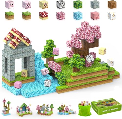 Creativity Point Magnetische Bausteine, 108-teilig, magischer Garten zum Bauen, sensorisches Lernspielzeug für Mädchen und Jungen, ab 3 Jahren, Weihnachten, Geburtstag Creativity Point Magnetische Bausteine, 108-teilig, magischer Garten zum Bauen, sensorisches Lernspielzeug für Mädchen und Jungen, ab 3 Jahren, Weihnachten, Geburtstag von Creativity Point