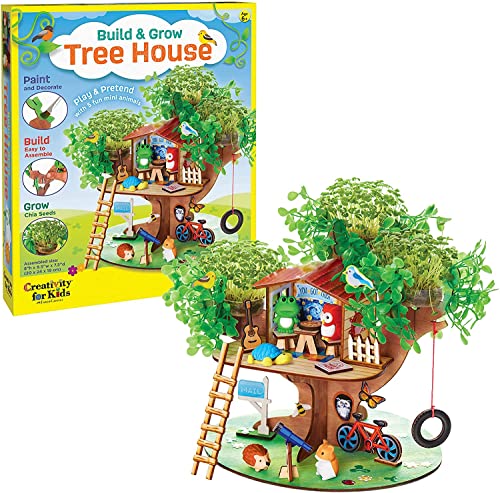 Creativity for Kids Build and Grow Tree House Craft Kit - Treehouse Playset Toy for Boys and Girls, Classic Toys for Kids von Creativity for Kids