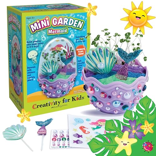 Creativity for Kids Mini Garden - Mermaid Terrarium – Mermaid Gifts for Girls and Boys von Creativity for Kids