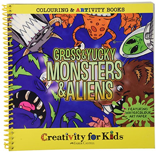 Creativity for kids CFK6004 West Design Junior Selection Gross & Yucky Monsters Künstlerbuch, merhfarbig von Creativity for Kids