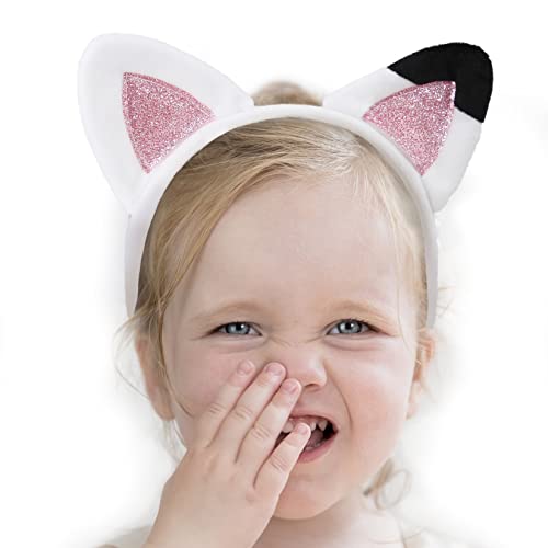 Creatoy Katzenohren-Stirnband für Kinder, Puppenhaus, Plüsch, Glitzer, Spielzeug, Stirnbänder, Kleinkinder, Kätzchen, Haarband, Puppe, Zuhause, Partyzubehör, Halloween-Kostüm, Geschenke Creatoy Katzenohren-Stirnband für Kinder, Puppenhaus, Plüsch, Glitzer, Spielzeug, Stirnbänder, Kleinkinder, Kätzchen, Haarband, Puppe, Zuhause, Partyzubehör, Halloween-Kostüm, Geschenke von Creatoy