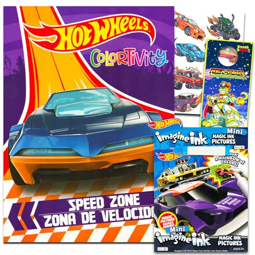 Hot Wheels Mal- und Aktivitätsbuch-Set für Kinder – Bündel mit 2 Hot-Wheels-Auto-Malbüchern inklusive sauberer Tinte und Türaufhänger | Hot Wheels Aktivitäts-Set Hot Wheels Mal- und Aktivitätsbuch-Set für Kinder – Bündel mit 2 Hot-Wheels-Auto-Malbüchern inklusive sauberer Tinte und Türaufhänger | Hot Wheels Aktivitäts-Set von Crenstone