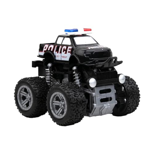 CreoQIJI Auto Modellbausatz 1 24 Spielzeugauto, kleines Spielzeug, Trägheitsauto für Kinder, Jungenspielzeug, Geländewagen, Bagger Auto Modell (Black, One Size) von CreoQIJI
