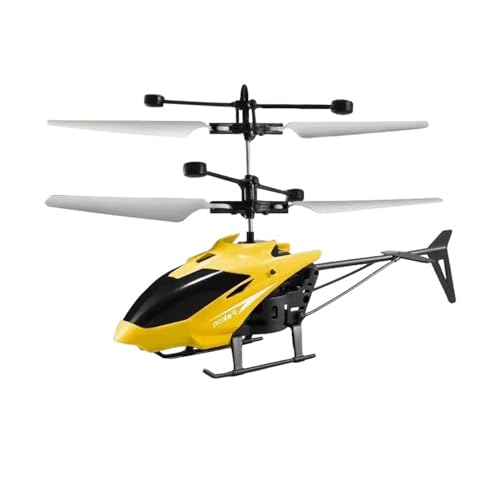 CreoQIJI Licht Und Musik Mini Drohne Fernbedienung Flugzeug Drop Induktion Flugzeug Modell Kinder Spielzeug Geschenk Modellfahrzeug (C, One Size) von CreoQIJI