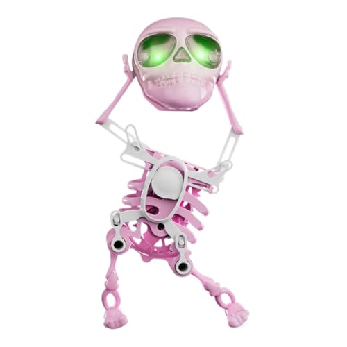 CreoQIJI Spielzeugfiguren Set Menschen Tanzen mit Lichtern, Spielzeug, lustiges 3D-schwingendes -Spielzeug für Desktop-Dekoration und Stress Spielzeugfiguren Familie (Pink, One Size) von CreoQIJI