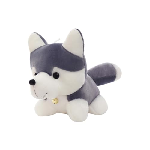 CreoQIJI Stofftier 13 cm Niedliches Bell-Haustier-Hundepuppen-Plüschspielzeug, geeignet für Kinder ab 06 Jahren. Mehrere Größen zur Auswahl Plüschfigur (Hot Pink, One Size) von CreoQIJI