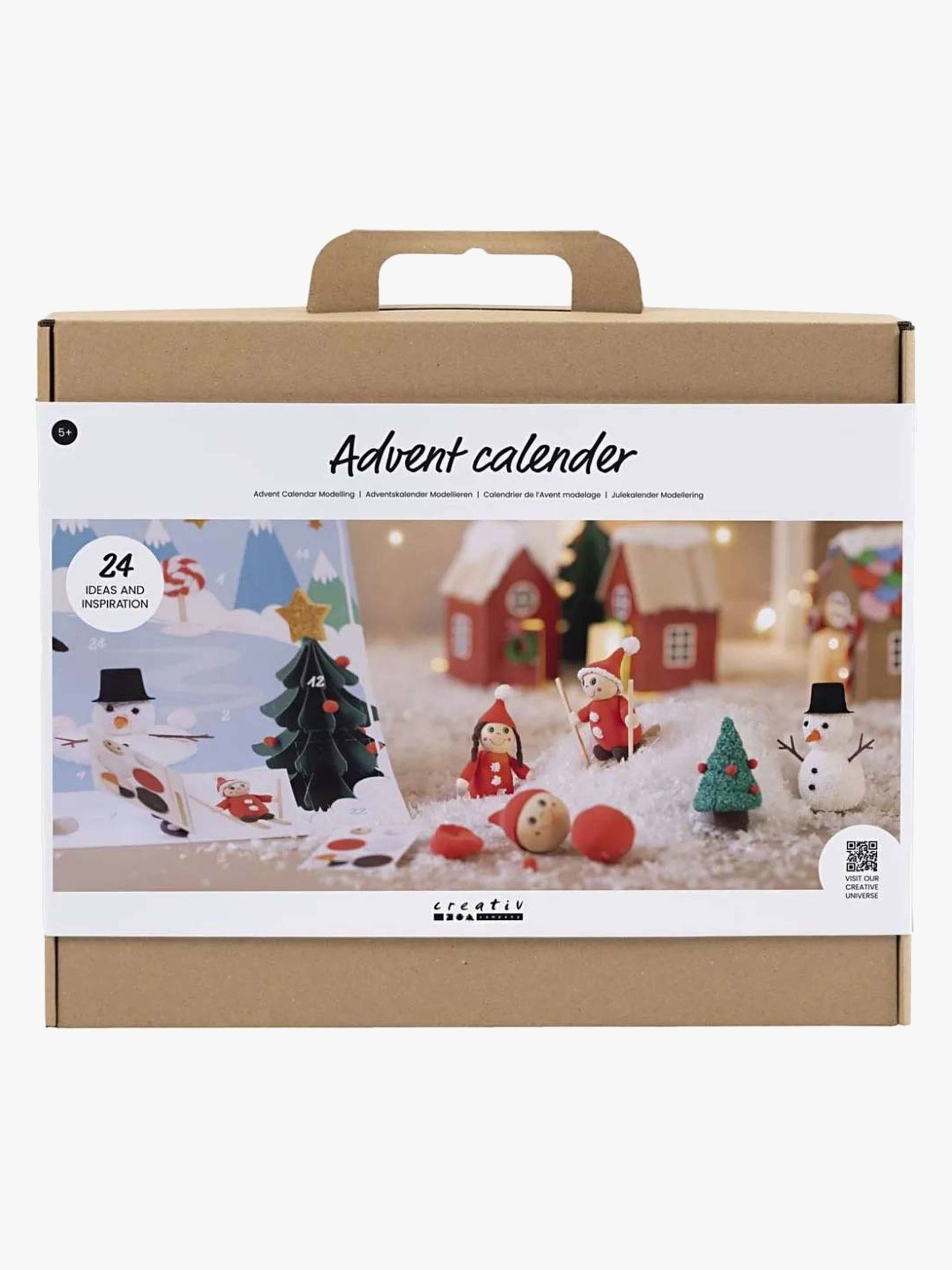 Creativ Company Adventskalender Modelliermasse Weihnachten von Creotime