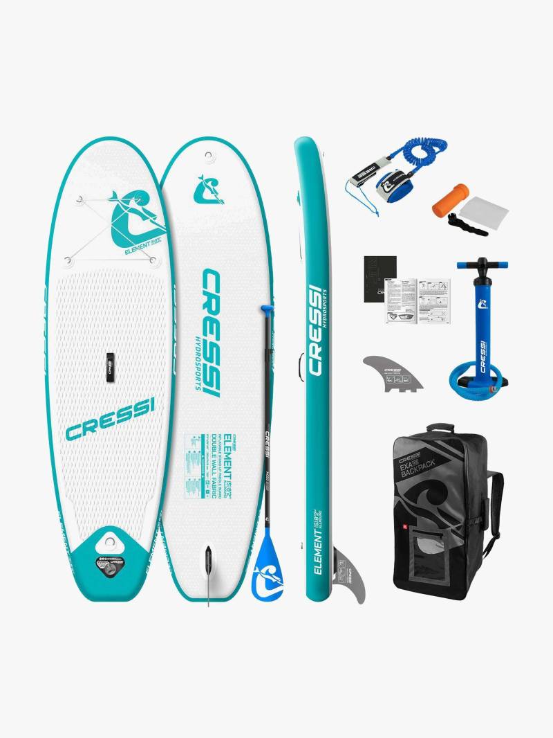 Cressi Element Small All Around ISup Set 8'2, Weiß/Aquamarine Cressi Element Small All Around ISup Set 8'2, Weiß/Aquamarine von Cressi