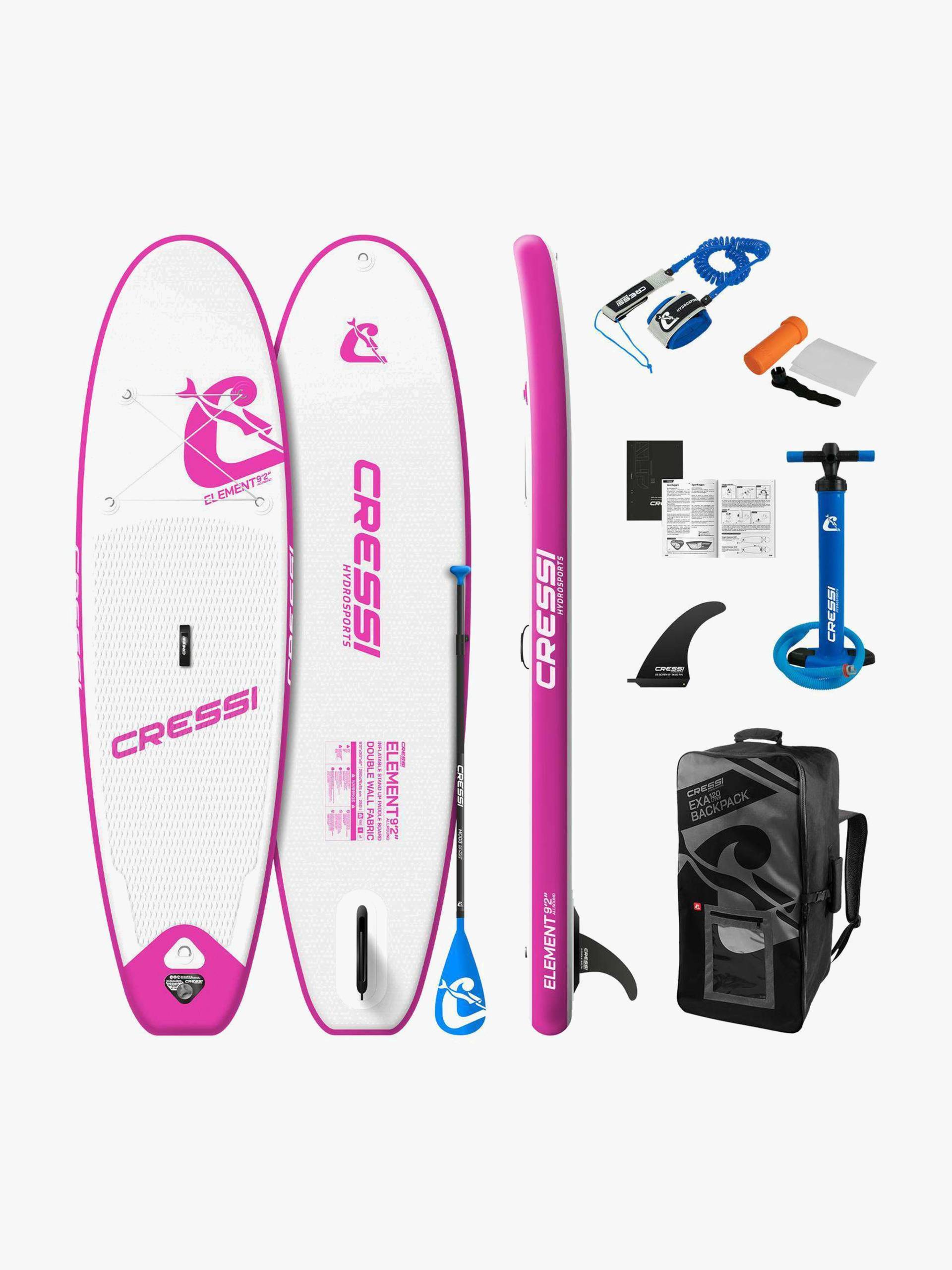 Cressi Element Small All Around ISup Set 9'2, Weiß/Rosa Cressi Element Small All Around ISup Set 9'2, Weiß/Rosa von Cressi