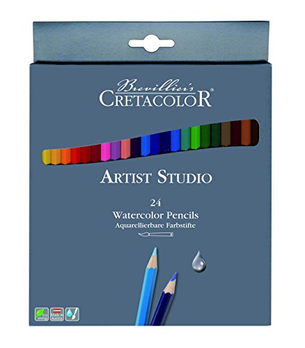 Cretacolor 281 24 Aquarellstifte – Buntstifte, 24 Stück von Cretacolor