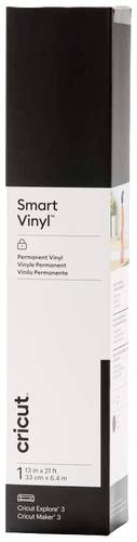 Cricut Smart Vinyl™ Permanent Folie Schwarz von Cricut
