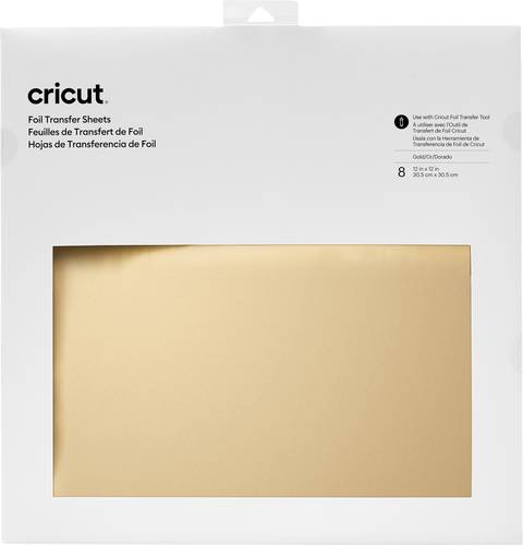 Cricut Transfer Foil Sheets Folie Gold von Cricut