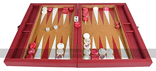 Crisloid Anchor Red 13-inch Travel Backgammon Set von Crisloid