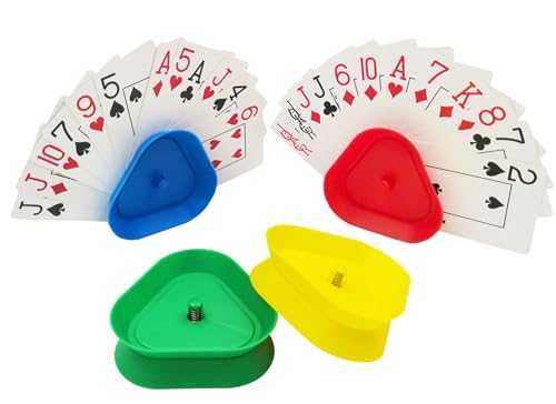Criveple 4 Stück Kinder Kartenspiel,Spielkartenhalter Kinder Kartenhalter Spielkarten Sicherer Halt,Spielkarten Aufbewahru für Senioren und Kinder, Kartenständer. Criveple 4 Stück Kinder Kartenspiel,Spielkartenhalter Kinder Kartenhalter Spielkarten Sicherer Halt,Spielkarten Aufbewahru für Senioren und Kinder, Kartenständer. von Criveple