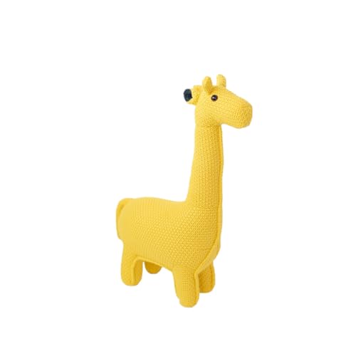 Crochetts AMIGURUMIS Plüschtier Mini Gelb Giraffe, 53 x 55 x 16 cm von Crochetts