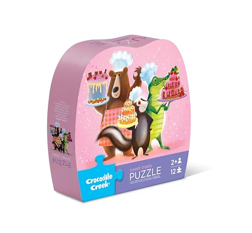 (New Jan) Croc Creek Mini-Puzzle, Sweet Treats (Einheit 2), 12 Stück von Crocodile Creek