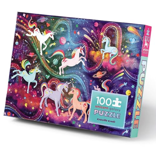 (New Nov) Croc Creek 100 Pc Holographic: Unicorn Galaxy (unit 3) von Crocodile Creek