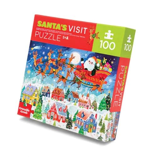 (New Sept) Croc Creek 100pc Boxed Puzzle: Santas Visit (unit 4) von Crocodile Creek