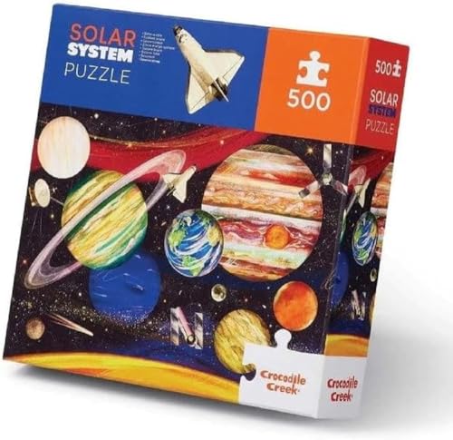 CROCODILE CREEK 3828872 500 pcs Family Solar System New Puzzles, bunt, único von Crocodile Creek