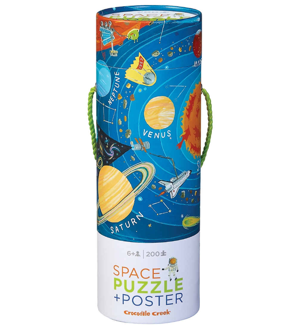 Crocodile Creek Puzzlespiel & Poster - 200 Teile - Space - Crocodile Creek - One Size - Puzzlespiele Crocodile Creek Puzzlespiel & Poster - 200 Teile - Space - Crocodile Creek - One Size - Puzzlespiele von Crocodile Creek