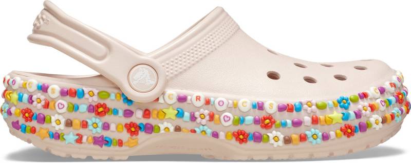 Crocs Classic Beaded Band Kids Kinder Sandalen, Quartz, 20-21 von Crocs