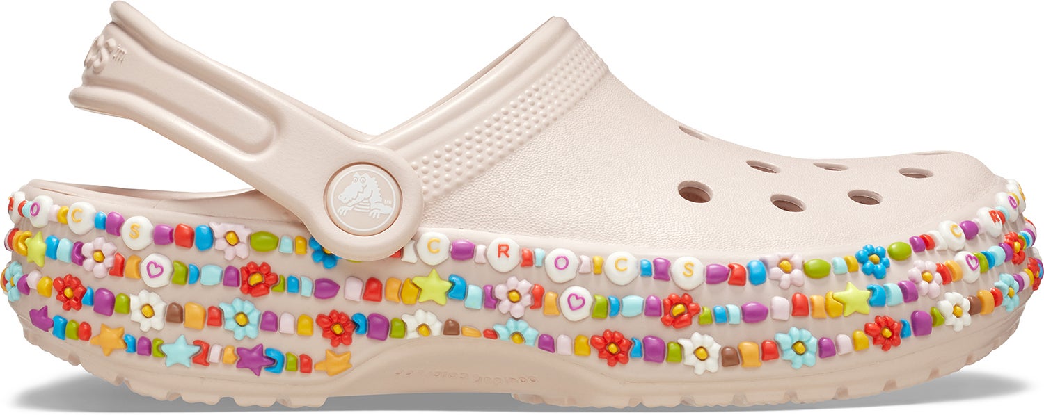 Crocs Classic Beaded Band Kids Kinder Sandalen, Quartz, 27-28 Crocs Classic Beaded Band Kids Kinder Sandalen, Quartz, 27-28 von Crocs