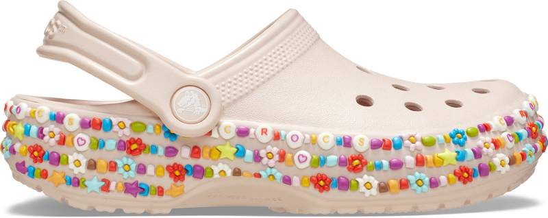 Crocs Classic Beaded Band Kinder Sandalen, Quartz, 28-29 von Crocs