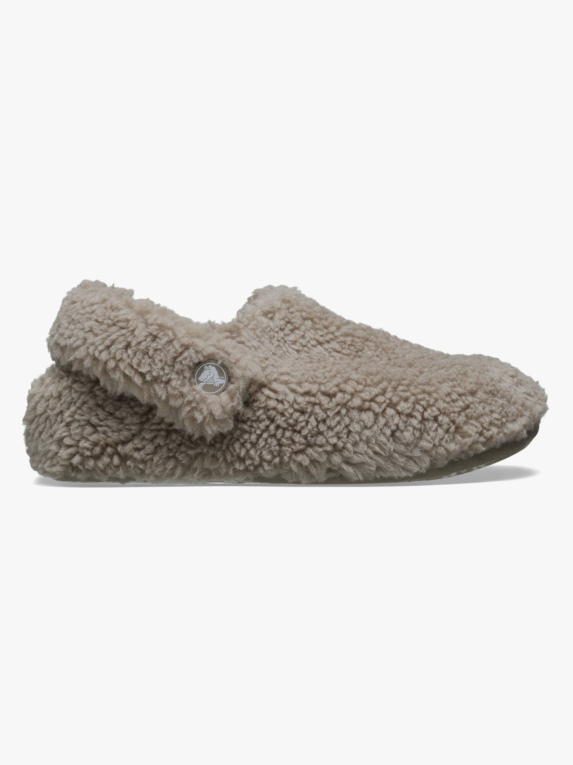 Crocs Classic Cozzzy Kinder Sandalen, Mushroom, 33-34 von Crocs
