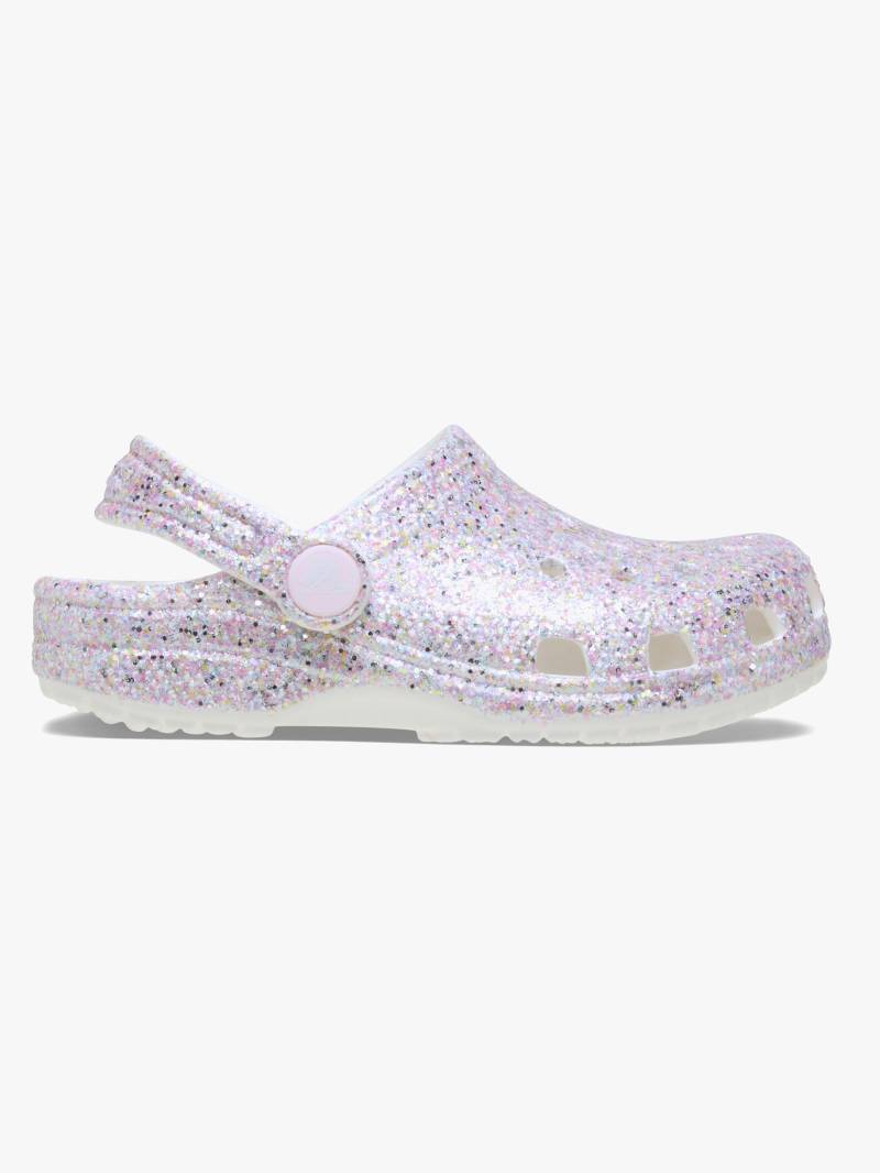 Crocs Classic Fantasy Glitter Kids Kinder Sandalen, White, 20-21 von Crocs