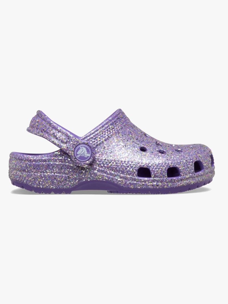 Crocs Classic Fantasy Glitter Kids Pantoffeln, Lila, 23-24 von Crocs