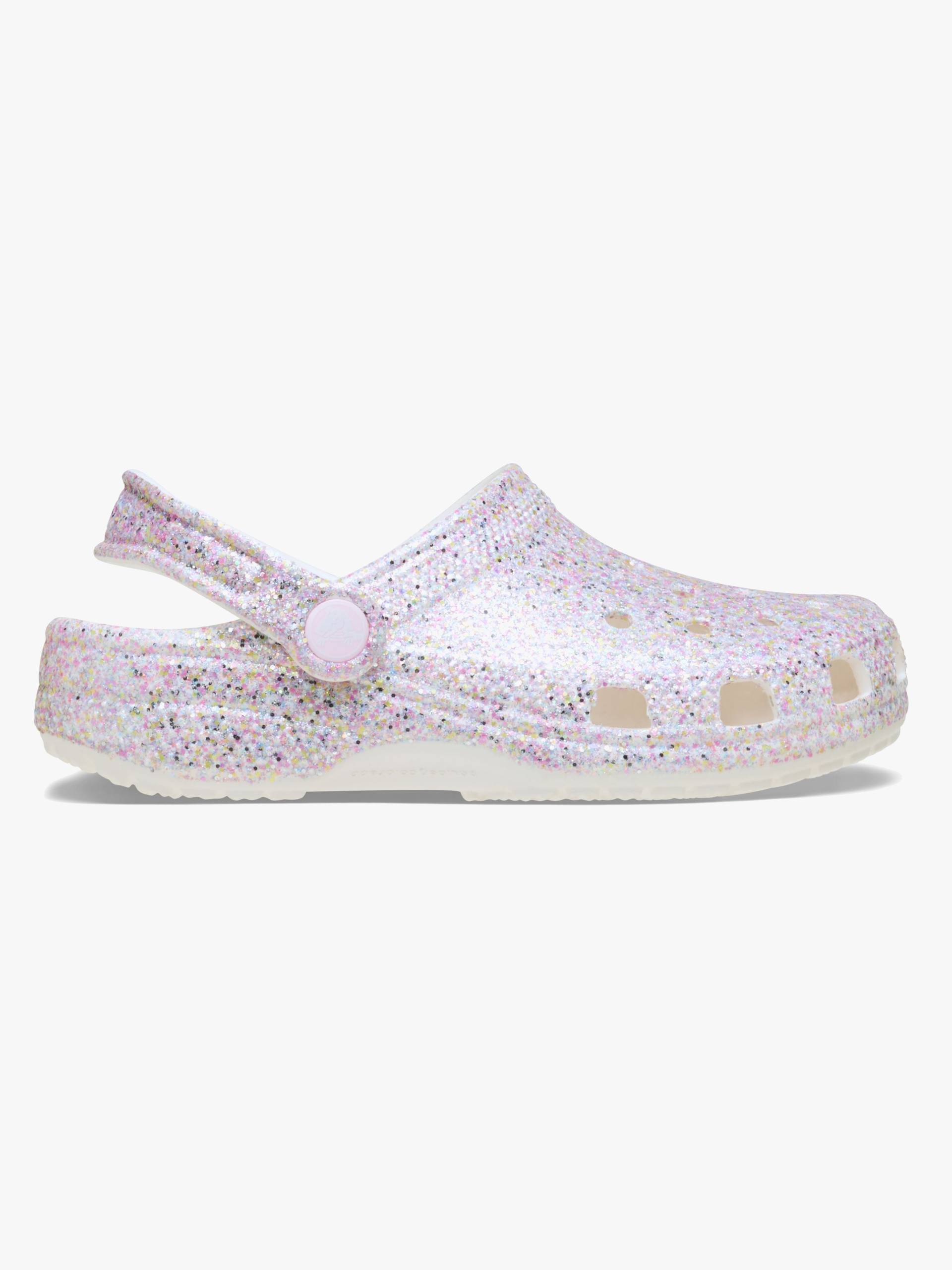 Crocs Classic Fantasy Glitter Pantoffeln, Weiß, 29-30 von Crocs