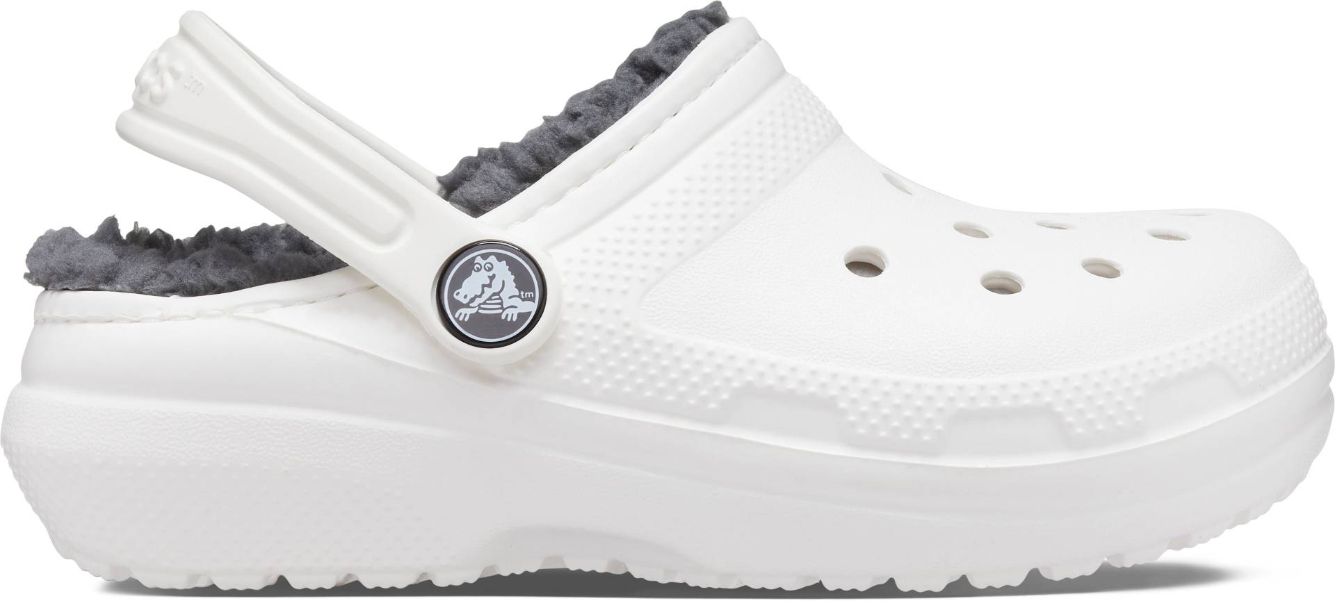 Crocs Classic Gefütterte Kinder Sandalen, Weiß/Grau, 29-30 Crocs Classic Gefütterte Kinder Sandalen, Weiß/Grau, 29-30 von Crocs