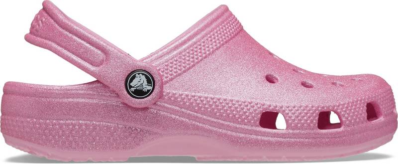 Crocs Classic Glitter Kids Kinder Sandalen, Pink Tweed Glitter, 22-23 von Crocs