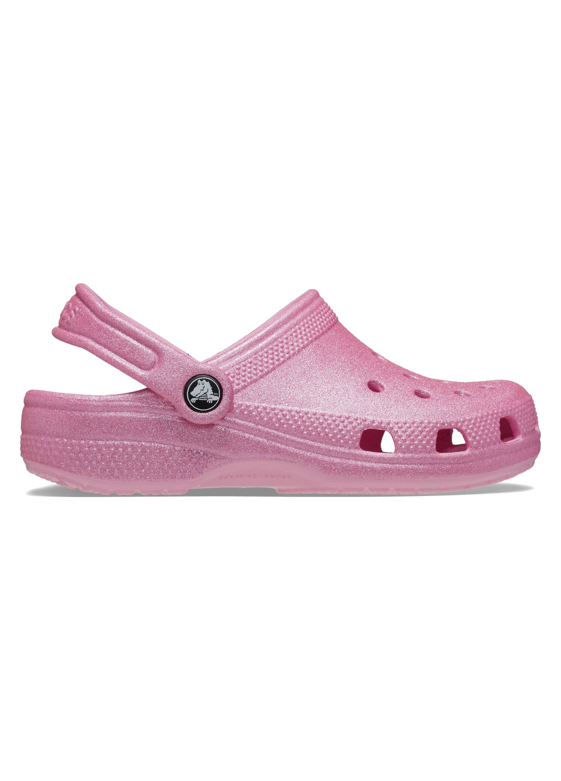 Crocs Classic Glitter Kinder Sandalen, Pink Tweed Glitter, 34-35 Crocs Classic Glitter Kinder Sandalen, Pink Tweed Glitter, 34-35 von Crocs
