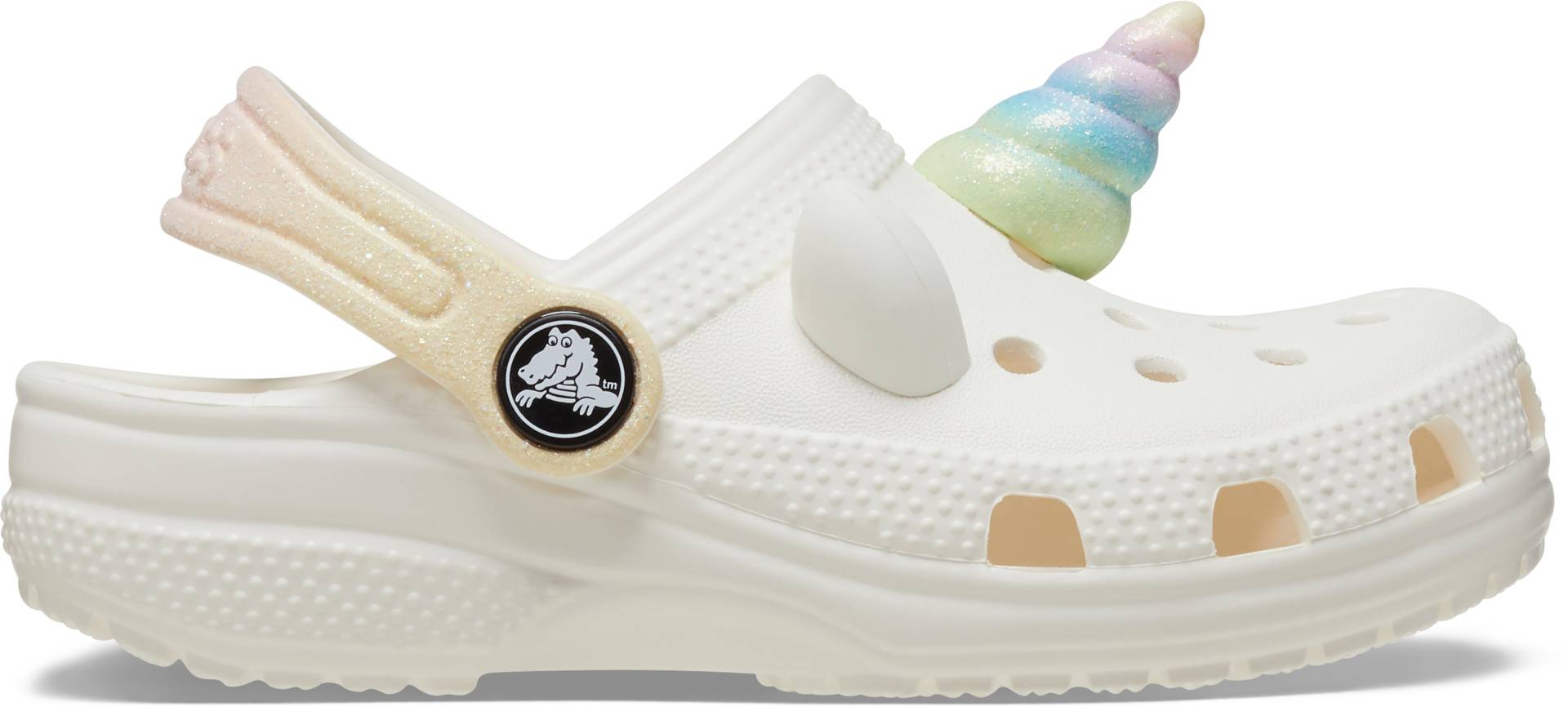 Crocs Classic IAM Rainbow Unicorn Kids Kinder Sandalen, Chalk, 20-21 Crocs Classic IAM Rainbow Unicorn Kids Kinder Sandalen, Chalk, 20-21 von Crocs