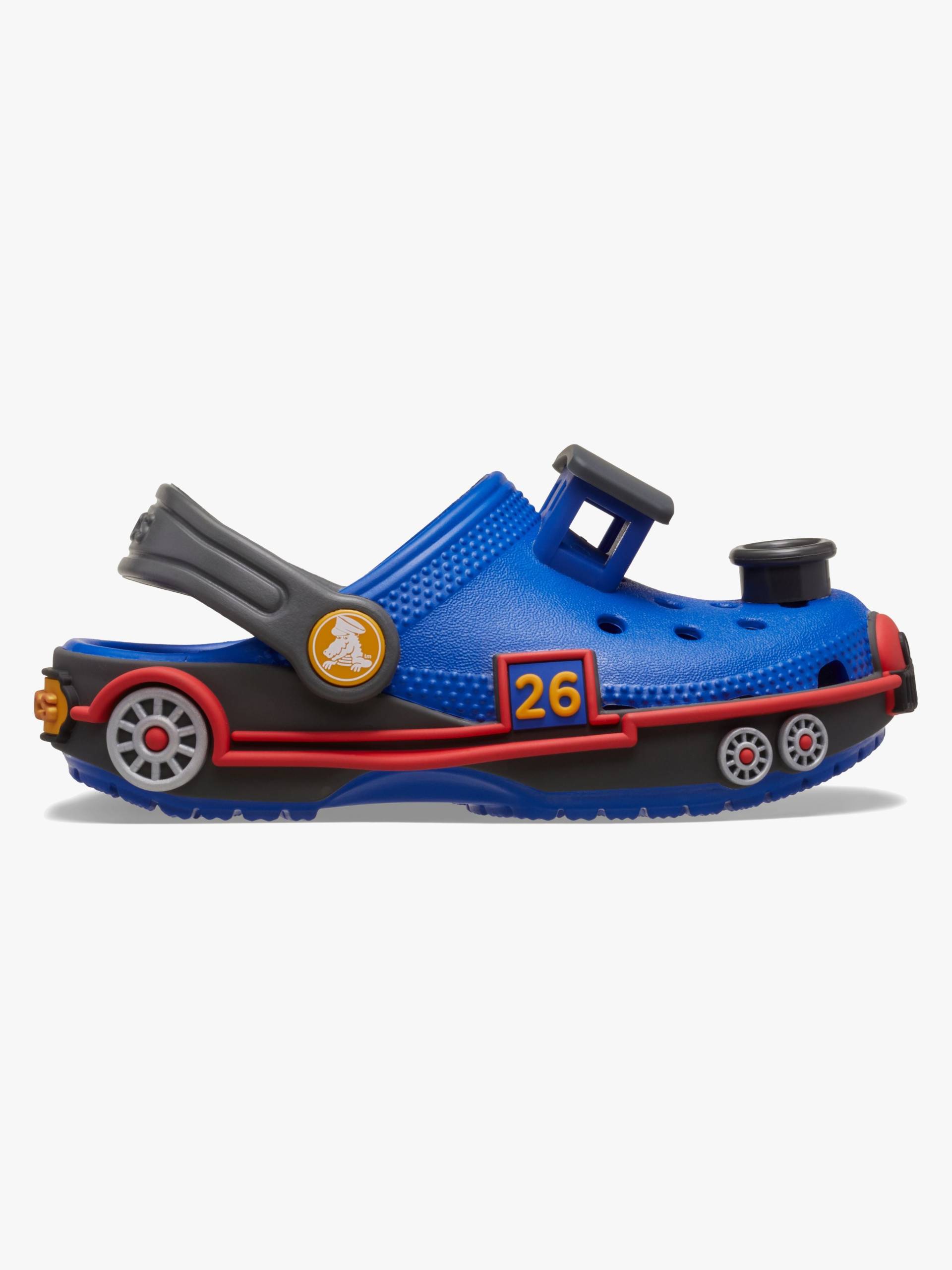 Crocs Classic IAM Train Kids Pantoffeln, Blue Bolt/Carbon, 22-23 Crocs Classic IAM Train Kids Pantoffeln, Blue Bolt/Carbon, 22-23 von Crocs